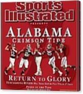 University Of Alabama, 2010 Bcs National Champions Sports Illustrated Cover Canvas Print