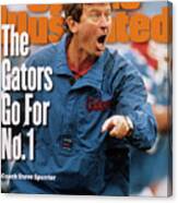 University Of Florida Coach Steve Spurrier Sports Illustrated Cover Canvas Print