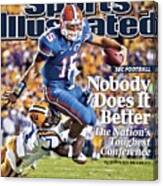 University Of Florida Qb Tim Tebow Sports Illustrated Cover Canvas Print
