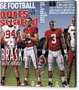 University Of Nebraska Jared Crick, 2011 College Football Sports Illustrated Cover Canvas Print