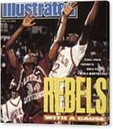 University Of Nevada Las Vegas Stacey Augmon, 1990 Ncaa Sports Illustrated Cover Canvas Print