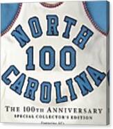 University Of North Carolina Basketball Memorabilia Sports Illustrated Cover Canvas Print