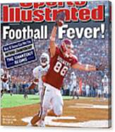 University Of Oklahoma Trent Smith Sports Illustrated Cover Canvas Print
