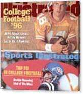 University Of Tennessee Qb Peyton Manning Sports Illustrated Cover Canvas Print