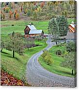 Unknown Farm In Fall Canvas Print