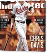 Unlocking The Power And Mystery Of Chris Davis The Science Sports Illustrated Cover Canvas Print
