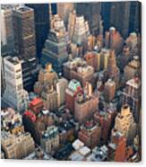 Urban City Architecture Background New Canvas Print