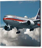 Us Air Boeing 767-200 Canvas Print
