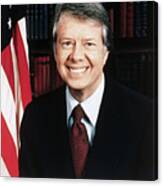 Us President Jimmy Carter Canvas Print