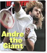 Usa Andre Agassi, 1992 Wimbledon Sports Illustrated Cover Canvas Print