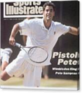Usa Pete Sampras, 1994 Wimbledon Sports Illustrated Cover Canvas Print