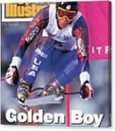 Usa Tommy Moe, 1994 Winter Olympics Sports Illustrated Cover Canvas Print