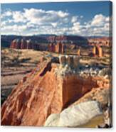 Utah, Capitol Reef National Park, Upper Cathedral Valley Canvas Print