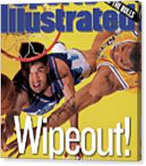 Utah Jazz John Stockton, 1998 Nba Western Conference Finals Sports Illustrated Cover Canvas Print