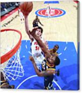 Utah Jazz V Detroit Pistons Canvas Print