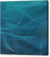 Vector Image Of Cloths Of Blue Layered Canvas Print
