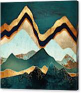 Velvet Copper Mountians Canvas Print