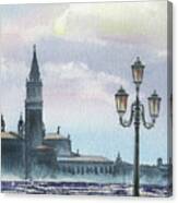Venice Sky Italian Landscape Canvas Print