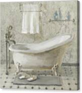 Victorian Bath Iii Neutral Canvas Print