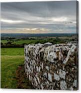 View From Hill Of Slane, Co. Meath, Ireland Canvas Print