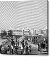 View Of Calcutta From The Esplanade Canvas Print