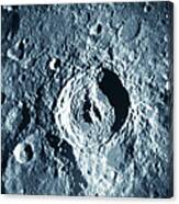 View Of Landscape Of The Moon Canvas Print