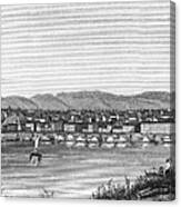 View Of The City Of Cincinnati Canvas Print