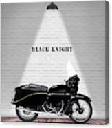 Vincent Black Knight 1955 Canvas Print