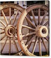 Vintage Wagon Wheels Canvas Print