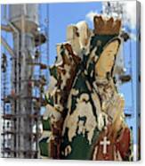 Virgen And The Distillation Towers Canvas Print