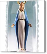 Virgin Mary Under Glass Canvas Print