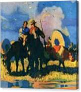 Wagon Train Canvas Print