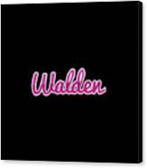 Walden #walden Canvas Print