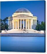 Washington Dc, Usa On The Tidal Basin Canvas Print