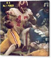 Washington Redskins Larry Brown... Sports Illustrated Cover Canvas Print
