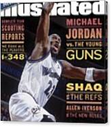Washington Wizards Michael Jordan... Sports Illustrated Cover Canvas Print