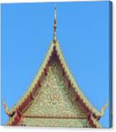 Wat Nong Khrop Phra Ubosot Gable Dthcm2663 Canvas Print
