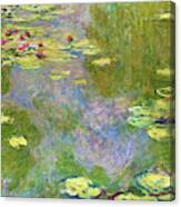 Water Lilies 1919 - Digital Remastered Edition Canvas Print