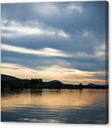 Water Reflecting Sky - Overlooking Canvas Print