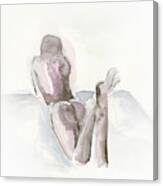 Watercolour Nude 1 Canvas Print