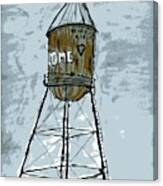 Watertower Canvas Print