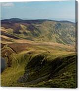 Welsh Mountains And Lake Canvas Print