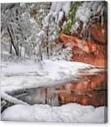 West Fork In Winter Canvas Print