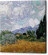 Wheatfield With Cypresses 18 72 5x91 5 Cm Oil On Canvas Painting By Vincent Van Gogh 1853 10
