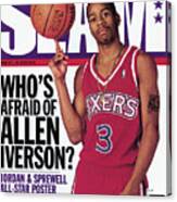 Who's Afraid Of Allen Iverson? Slam Cover Canvas Print