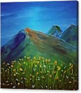 Wildflower Mountain Canvas Print