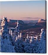 Willoughby Gap Winter Canvas Print