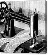 Wilson Sewing Machine, 1880. Artist Anon Canvas Print