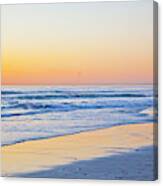 Wind N Sea Bird Flight At Sunset Canvas Print