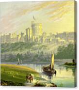 Windsor Castle, Berkshire, The Royal Canvas Print